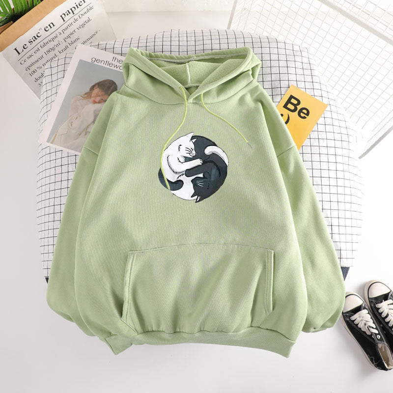 Super Fire Plus Velvet Padded Sweater Women Autumn And Winter Leisure