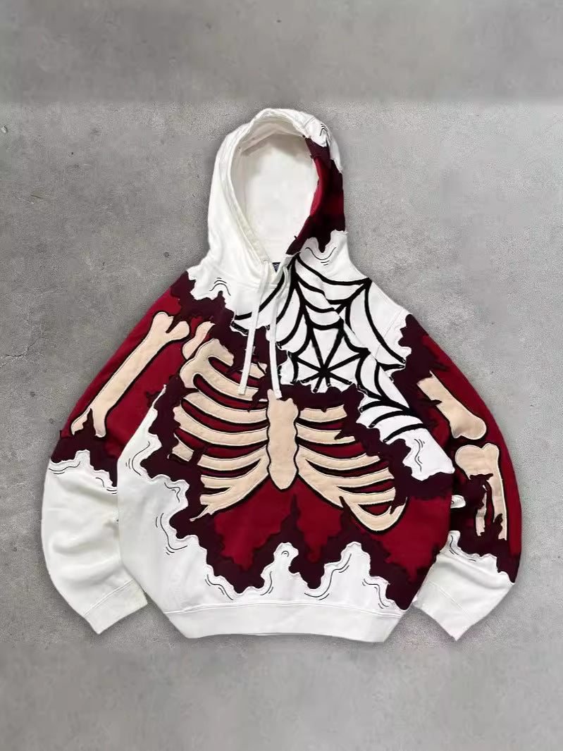 Skull Skeleton 3d Printed Sweater For Men