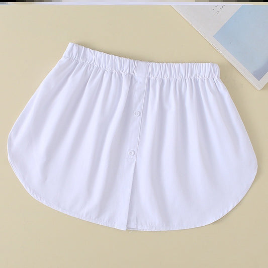 White Skirts Inside The Curtain