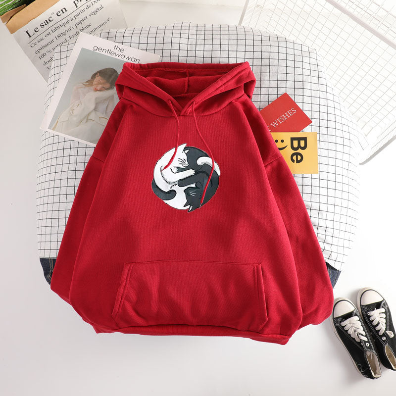 Super Fire Plus Velvet Padded Sweater Women Autumn And Winter Leisure