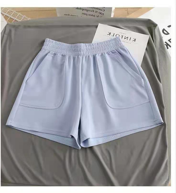 Loose Slim Wide Leg Pants Solid Color Cotton Casual Pants