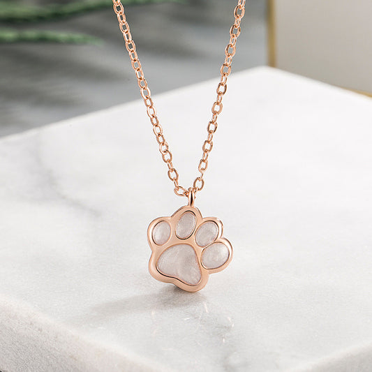 Cat's Paw Necklace Women's Clavicle Chain
