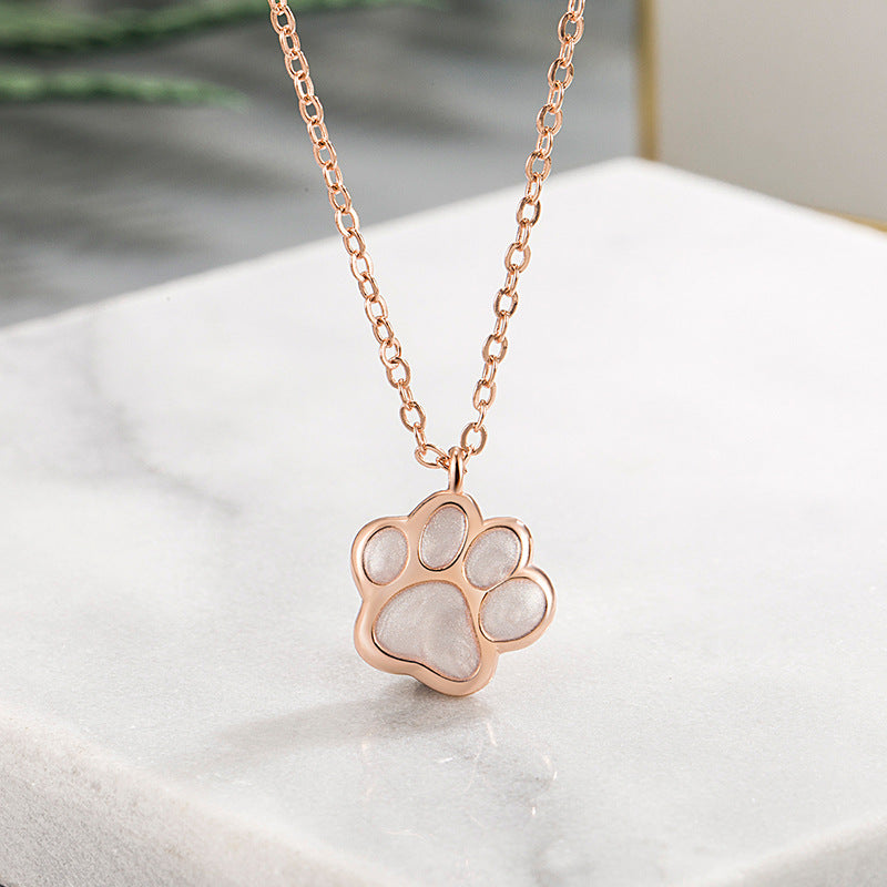 Cat's Paw Necklace Women's Clavicle Chain