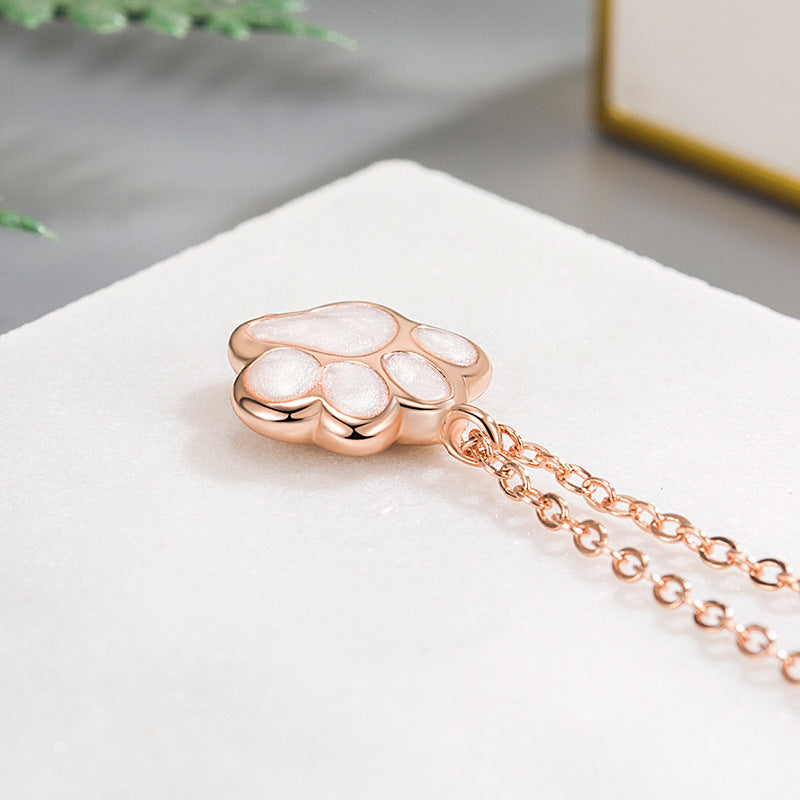 Cat's Paw Necklace Women's Clavicle Chain