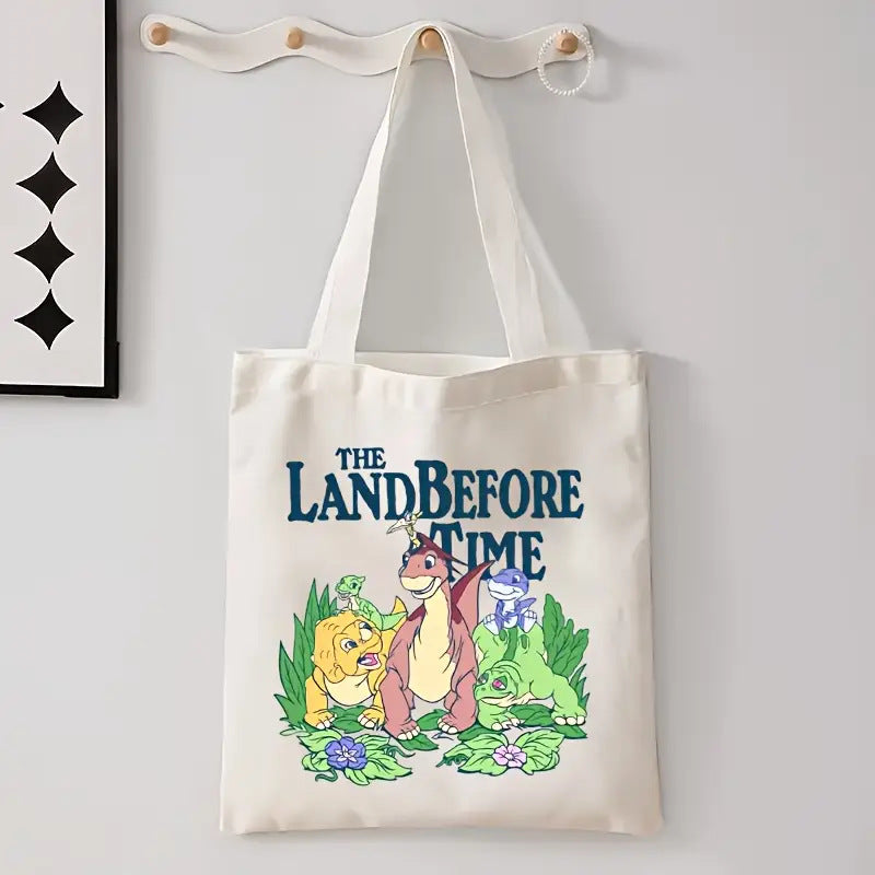 Simple Printed Canvas Casual Fashion Handbag