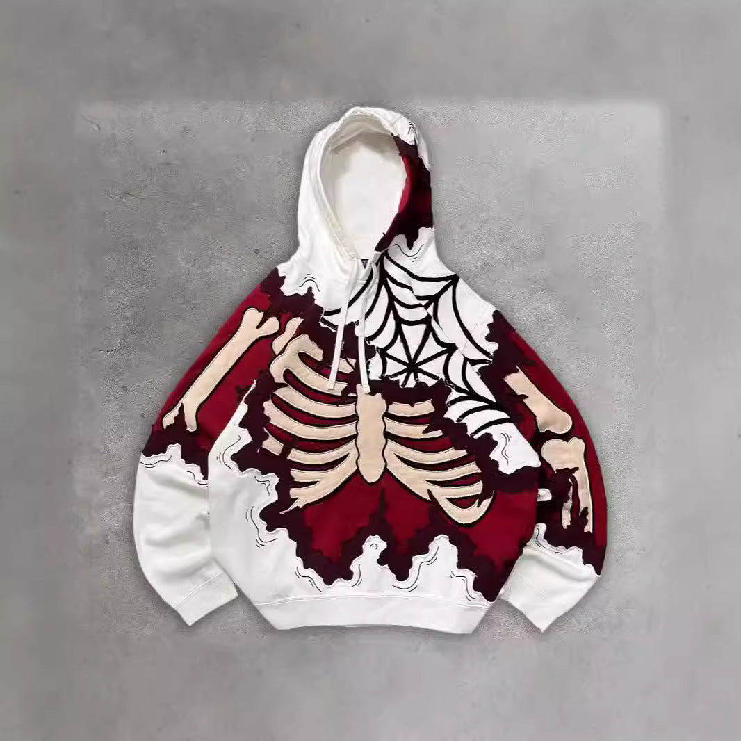 Skull Skeleton 3d Printed Sweater For Men