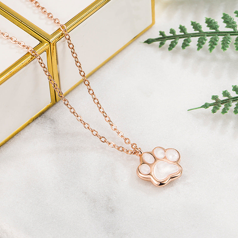 Cat's Paw Necklace Women's Clavicle Chain