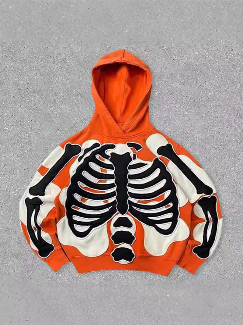 Skull Skeleton 3d Printed Sweater For Men