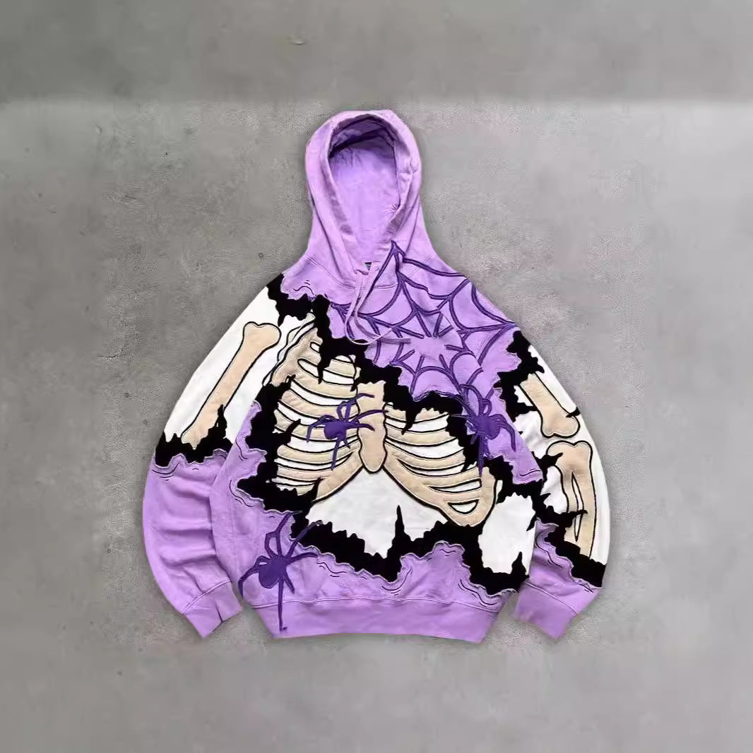 Skull Skeleton 3d Printed Sweater For Men