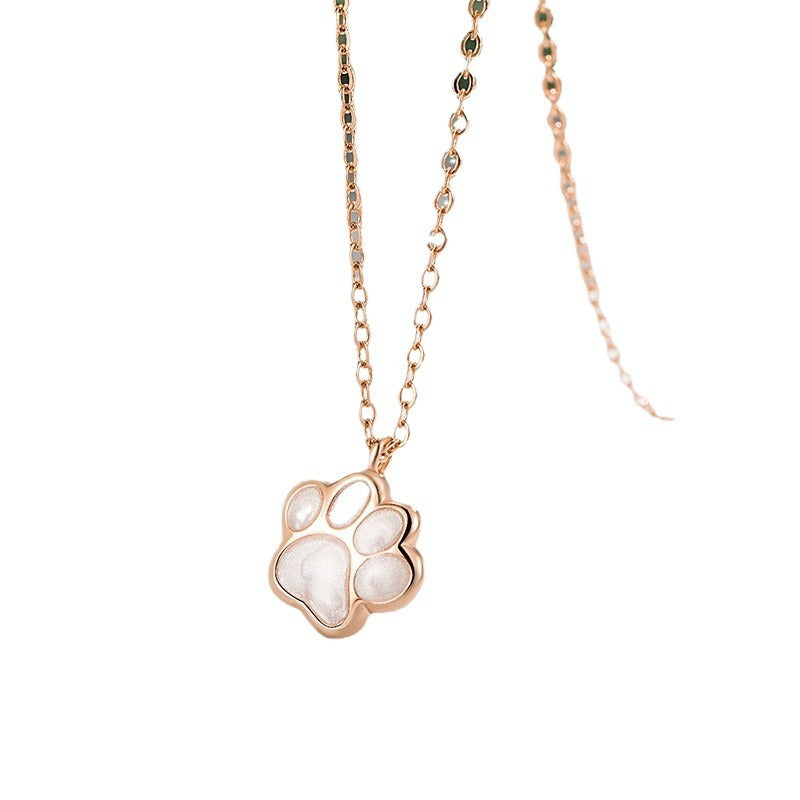 Cat's Paw Necklace Women's Clavicle Chain