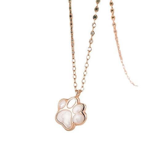 Cat's Paw Necklace Women's Clavicle Chain