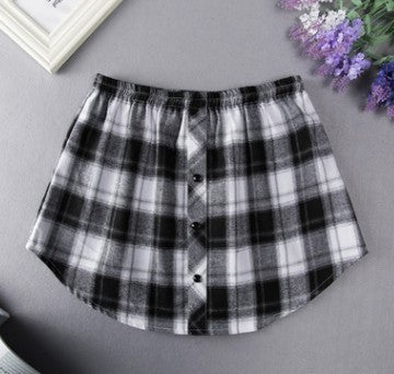 White Skirts Inside The Curtain