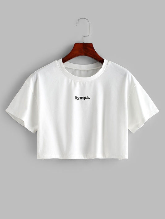 Cropped t shirt